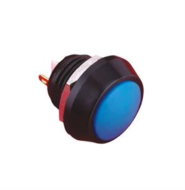 GQ12B-10J-A 12mm Aluminyum/Plastik Yaylı Buton IP65
