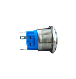 E76 22MM METAL BUTON KALICILI 12-24V TURUNCU LED 1NO/1NC