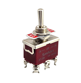 IC-158S SWION Toggle Switch 15AMP 6P ON-OFF-ON Ø12mm XT-23B