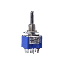 IC-145 Toggle Switch ON-OFF-ON Ø6mm MTS-203