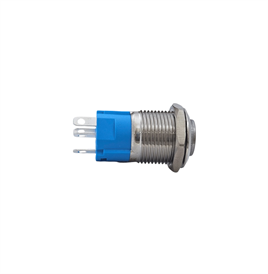 E20 16MM METAL BUTON KALICILI 12-24V YEŞİL LED 1NO/1NC