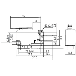 IC-170-1 Micro Switch Orta Palet 3A
