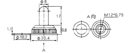 IC-161 Toggle Switch Kılıfı Ø12mm için