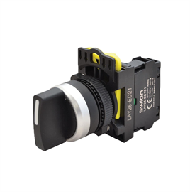 LAY25-ED21 22mm Mandal Buton 0-1 Kalıcı (1NO)