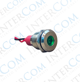 D12S 12MM METAL KABLOLU SİNYAL LAMBASI 12-24V