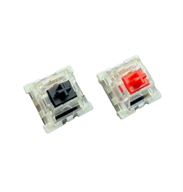 IC-204D Mekanik Klavye Butonu - Siyah 60GF / Kırmızı 45GF