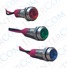 D6S 6MM METAL KABLOLU SİNYAL LAMBASI 12-24V 