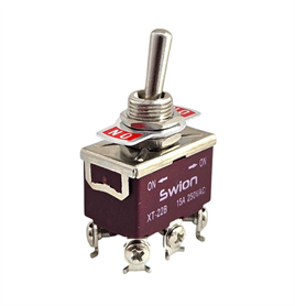IC-157S SWION Toggle Switch 15AMP 6P ON-OFF Ø12mm XT-22B