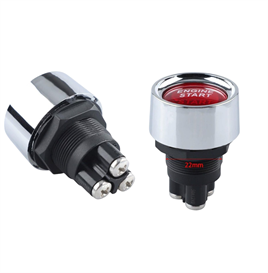 IC-180A-2 ATEŞLEME BUTONU 3P KIRMIZI IŞIKLI