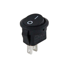 IC-134E Mini Yuvarlak Anahtar Işıksız ON-OFF 2P
