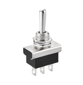 IC-151E-2 Metal Geçişli Anahtar İki Tarafa Yaylı 25 AMPER ON-OFF-ON
