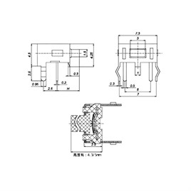 IC-265B USB Şase A Dişi Kulaklı Tip