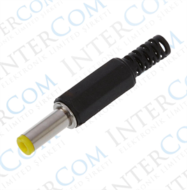IC-252A DC JAK 2,1MM UZUN FİŞ SARI UÇ
