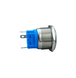 E70 22MM METAL BUTON YAYLI 12-24V YEŞİL LED 1NO/1NC