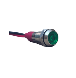 D6S 6MM METAL KABLOLU SİNYAL LAMBASI 12-24V 
