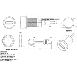 IC-266T-1 Pano Tip TYPE-C Şase Dişi 2P - Şarj