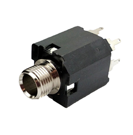 IC-261G-1 6,3mm Stereo Jack Dişi Şase 180° 5P