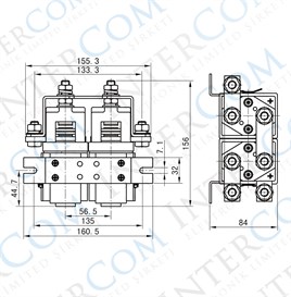 4lü Selenoid Kontaktör 12V/24V 400A