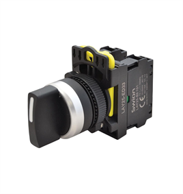 LAY25-ED33 22mm Mandal Buton 1-0-2 Kalıcı (2NO)