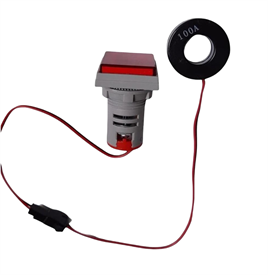 AD22-22VAHS 22mm Dijital Volt-Amper-Herzmetre Kare
