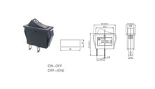 IC-116 Dar Işıksız YAYLI Anahtar OFF-MOM 