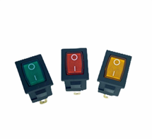 IC-118 Mini Işıklı Anahtar 3P 