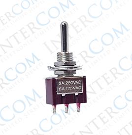 IC-140A Toggle Switch ON-OFF-ON (Kaliteli) Ø6mm MTS-103
