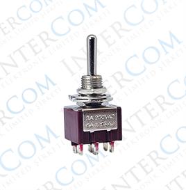 IC-148 Toggle Switch Yaylı MOM-OFF-MOM (Kaliteli) Ø6mm MTS-223