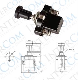 IC-151D Toggle Switch Bas-Çek ASW-05