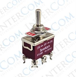 IC-160S SWION Toggle Switch 15AMP 6P MOM-OFF-MOM Ø12mm XT-23BF
