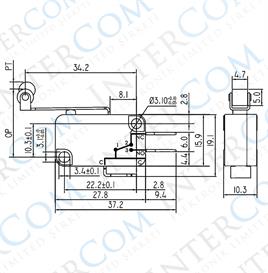 IC-171 Micro Switch Uzun Makaralı 3A