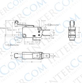 IC-176B Micro Switch Uzun Makara 16A