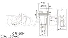 IC-179 Buton Ø10mm DS-316