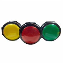 IC-180J-5 Atari Buton 24mm 12v Led (100mm Kafa)