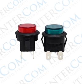 IC-180M 22MM PLASTİK ANAHTAR 12V 4P