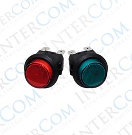 IC-180M 22MM PLASTİK ANAHTAR 12V 4P