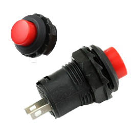 IC-191C (IC-186D) BUTON PLASTİK YAYLI 12MM 2P DS-227