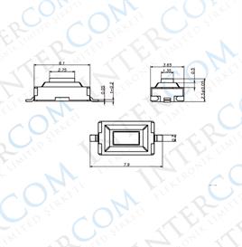 IC-201 Tact Switch Pioneer Buton 3x6x2.5mm SMD