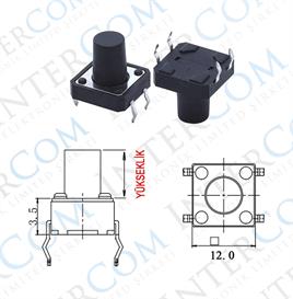 IC-202 Tact Switch 12x12