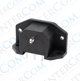 IC-212C C14 Power Soket Erkek Kulaklı 90° PCB