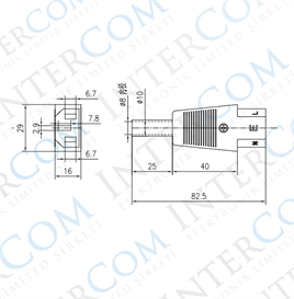 IC-215A C13 Power Fiş Seyyar Dişi AC-10F