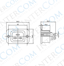 IC-215A1 C20 Power Şase Erkek Kulaklı AC-06C