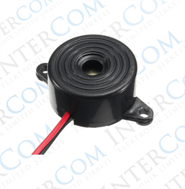 IC-221 Buzzer 12Volt DC 23mm Kablolu Devreli