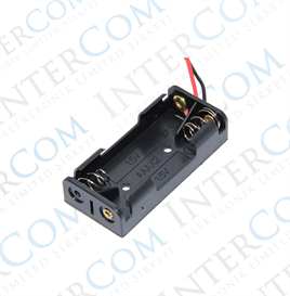 IC- 233B Pil Yuvası 2'li Yan Yana İnce (AAA)