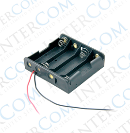 IC-234A Pil Yuvası 4 lü Yan Yana (AA)