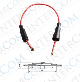 IC-237C-2 Sigorta Yuvası Kablolu 6x30