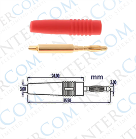 IC-238S Banana Jak Silikonlu 2mm CX-2067