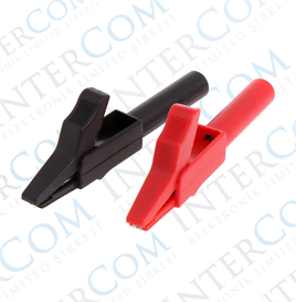 IC-243B 4MM Banan Jak Girişli Krokodil 55MM
