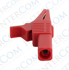 IC-243C 4MM Banan Jak Girişli Krokodil 85MM