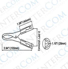 IC-245 Akü Maşası 100mm WD020
